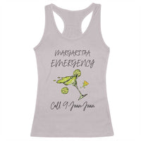 Margarita Emergency Mexican Fiesta Racerback Tank Top Funny Cinco de Mayo