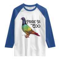 Pride Is Coo Pigeon Raglan Shirt Funny LGBTQ Pride Month