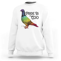Pride Is Coo Pigeon Sweatshirt Funny LGBTQ Pride Month