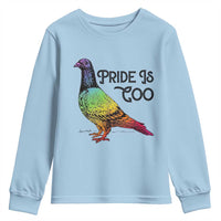 Pride Is Coo Pigeon Youth Sweatshirt Funny LGBTQ Pride Month