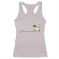 Silly Goose LGBTQ Pride Racerback Tank Top Off To Be Proud