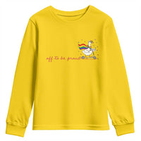 Silly Goose LGBTQ Pride Youth Sweatshirt Off To Be Proud