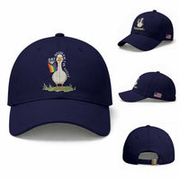 Silly Goose LGBTQ Rainbow Baseball Cap Funny Gay Pride Month