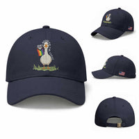 Silly Goose LGBTQ Rainbow Baseball Cap Funny Gay Pride Month