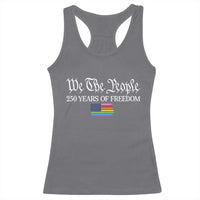 We The People Means Everyone Racerback Tank Top LGBTQ Gay Pride Rainbow Flags