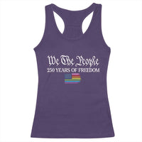 We The People Means Everyone Racerback Tank Top LGBTQ Gay Pride Rainbow Flags