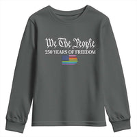 We The People Means Everyone Youth Sweatshirt LGBTQ Gay Pride Rainbow Flags