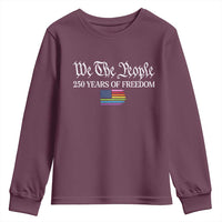 We The People Means Everyone Youth Sweatshirt LGBTQ Gay Pride Rainbow Flags