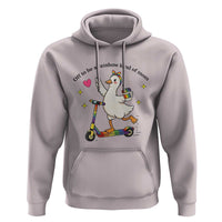 Off To Be Rainbow Kind Of Mom Hoodie LGBTQ Goose Mom Rainbow