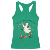 Off To Be Rainbow Kind Of Mom Racerback Tank Top LGBTQ Goose Mom Rainbow