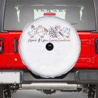 Silly Goose 4th of July Spare Tire Cover Honk If You Love Freedom