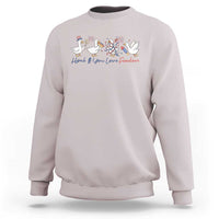 Silly Goose 4th of July Sweatshirt Honk If You Love Freedom