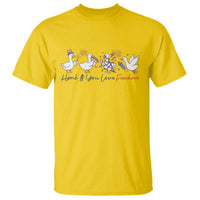 Silly Goose 4th of July T Shirt Honk If You Love Freedom