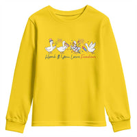 Silly Goose 4th of July Youth Sweatshirt Honk If You Love Freedom