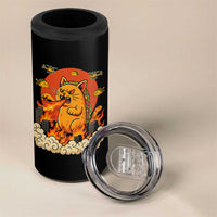 Tacocat Monster 4 in 1 Can Cooler Tumbler Funny Cats Taco Lovers - Wonder Print Shop