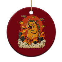 Tacocat Monster Ceramic Ornament Funny Cats Taco Lovers - Wonder Print Shop