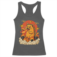 Tacocat Monster Racerback Tank Top Funny Cats Taco Lovers - Wonder Print Shop