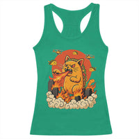 Tacocat Monster Racerback Tank Top Funny Cats Taco Lovers - Wonder Print Shop