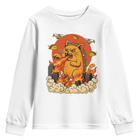 Tacocat Monster Youth Sweatshirt Funny Cats Taco Lovers - Wonder Print Shop