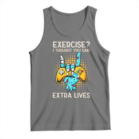 Funny Gamer Skeleton Hand Tank Top Exercise I Thought You Said Extra Lives - Wonder Print Shop