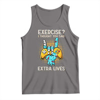 Funny Gamer Skeleton Hand Tank Top Exercise I Thought You Said Extra Lives - Wonder Print Shop