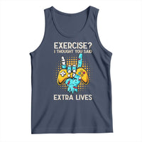 Funny Gamer Skeleton Hand Tank Top Exercise I Thought You Said Extra Lives - Wonder Print Shop