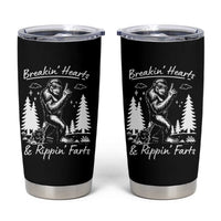 Funny Bigfoot Sasquatch Tumbler Cup Breakin Hearts And Rippin Farts - Wonder Print Shop