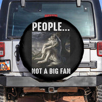Funny Alpha Wolf Meme Spare Tire Cover Sarcastic People Not A Big Fan - Wonder Print Shop