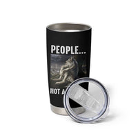 Funny Alpha Wolf Meme Tumbler Cup Sarcastic People Not A Big Fan