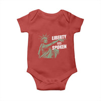 Funny Basketball Point God Liberty Meme Baby Onesie Has Spoken Patriotic USA
