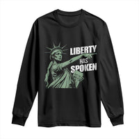 Funny Basketball Point God Liberty Meme Long Sleeve Shirt Has Spoken Patriotic USA
