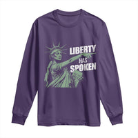 Funny Basketball Point God Liberty Meme Long Sleeve Shirt Has Spoken Patriotic USA