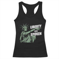 Funny Basketball Point God Liberty Meme Racerback Tank Top Has Spoken Patriotic USA