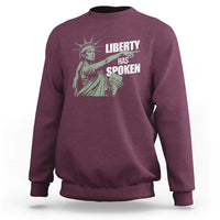 Funny Basketball Point God Liberty Meme Sweatshirt Has Spoken Patriotic USA
