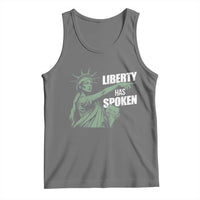 Funny Basketball Point God Liberty Meme Tank Top Has Spoken Patriotic USA