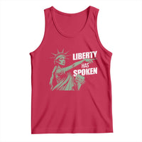 Funny Basketball Point God Liberty Meme Tank Top Has Spoken Patriotic USA