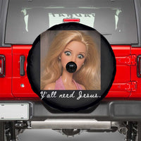Y'all Need Jesus Spare Tire Cover Funny Girls Meme Saying Christian Humor