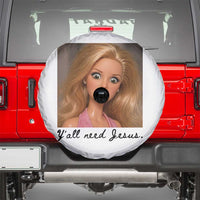 Ya'll Need Jesus Disgusted Face Christian Funny Spare Tire Cover