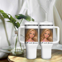 Ya'll Need Jesus Disgusted Face Christian Funny Tumbler With Handle