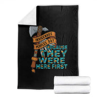Indigenous People Throw Blanket Native American Day Because They Were Here First - Wonder Print Shop