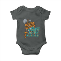 Indigenous People Baby Onesie Native American Day Because They Were Here First - Wonder Print Shop