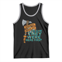 Indigenous People Tank Top Native American Day Because They Were Here First - Wonder Print Shop