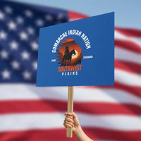Comanche Native American Indian Chief Respect Protest Sign - Wonder Print Shop