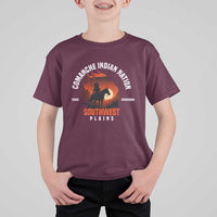 Comanche Native American Indian Chief Respect T Shirt For Kid - Wonder Print Shop