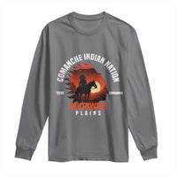 Comanche Native American Indian Chief Respect Long Sleeve Shirt - Wonder Print Shop