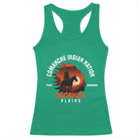Comanche Native American Indian Chief Respect Racerback Tank Top - Wonder Print Shop