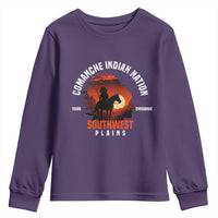 Comanche Native American Indian Chief Respect Youth Sweatshirt - Wonder Print Shop