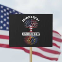 Distressed Tree Protest Sign American Grown with Comanche Roots - Wonder Print Shop
