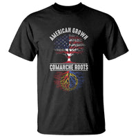 Distressed Tree T Shirt American Grown with Comanche Roots - Wonder Print Shop