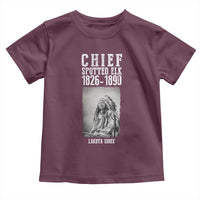 Native American Indian Chief Toddler T Shirt Lakota Sioux Chief Spotted Elk - Wonder Print Shop